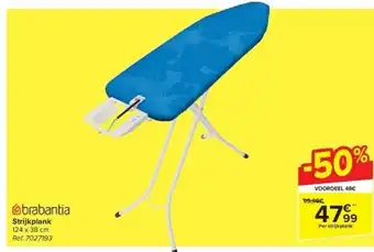 Carrefour Strijkplank aanbieding