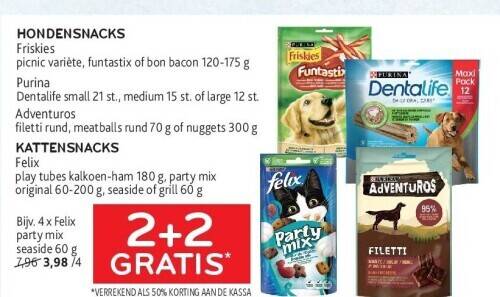Alvo Hondensnacks friskies aanbieding