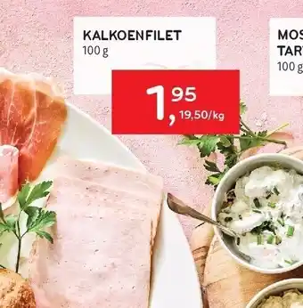 Alvo Kalkoenfilet 100 g aanbieding