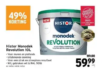GAMMA Histor monodek revolution 10l aanbieding