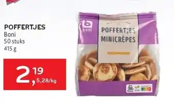 Alvo Poffertjes boni 50 stuks 415 g aanbieding