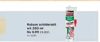 GAMMA Rubson schilderskit wit 280 ml aanbieding