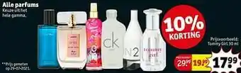 Kruidvat Tommy girl aanbieding