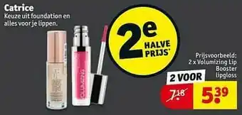 Kruidvat Catrice volumizing lip booster lipgloss aanbieding
