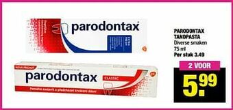 Big Bazar Parodontax tandpasta aanbieding