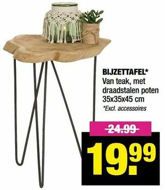 Big Bazar Bijzettafel aanbieding