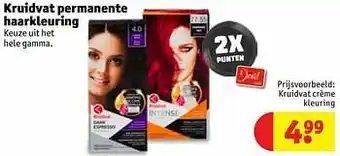 Kruidvat Kruidvat crème kleuring aanbieding