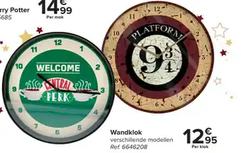 Carrefour Wandklok aanbieding