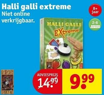 Kruidvat Halli galli extreme aanbieding