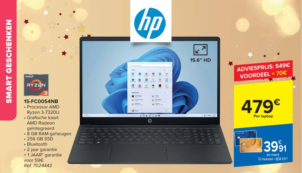 Carrefour HP 15-FC0054NB aanbieding