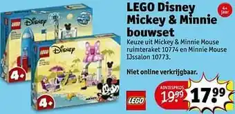 Kruidvat Lego disney mickey + minnie bouwset aanbieding