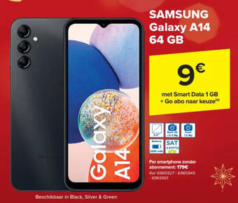 Carrefour SAMSUNG Galaxy A14 64 GB aanbieding