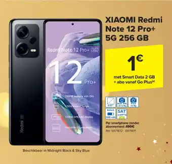 Carrefour XIAOMI Redmi Note 12 Pro+ 5G 256 GB aanbieding