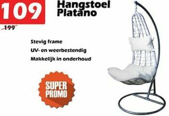 iTEK Hangstoel platano aanbieding