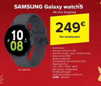 Carrefour SAMSUNG Galaxy watch 5 aanbieding