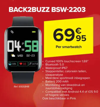 Carrefour BACK2BUZZ BSW-2203 aanbieding