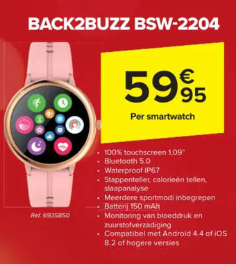 Carrefour BACK2BUZZ BSW-2204 aanbieding