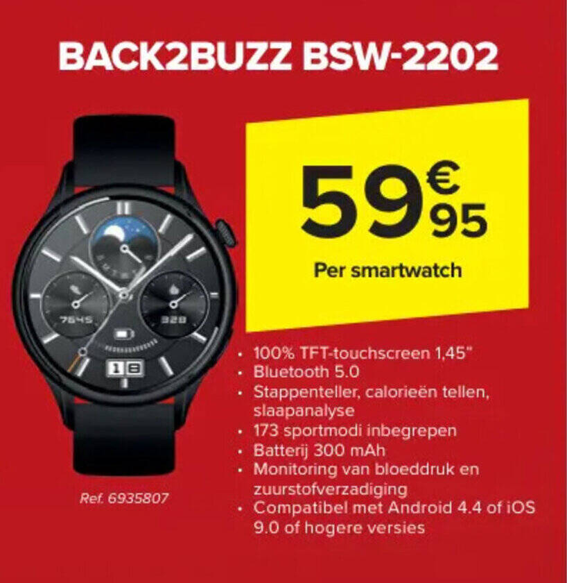 Carrefour BACK2BUZZ BSW-2202 aanbieding