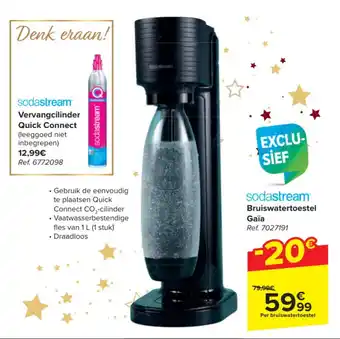 sodastream Bruiswatertoestel Gaïa