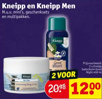 Kruidvat Kneipp en Kneipp Men aanbieding