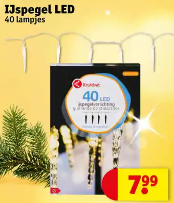 Kruidvat IJspegel LED 40 lampjes aanbieding