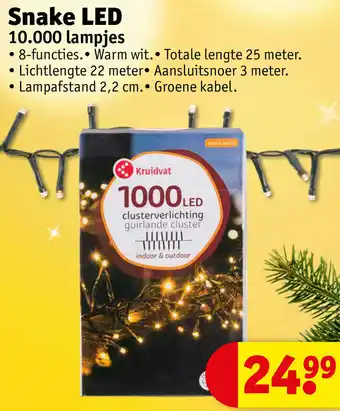 Kruidvat Snake LED 10.000 lampjes aanbieding