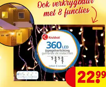 Buitenverlichting ijspegel LED 360 lampjes