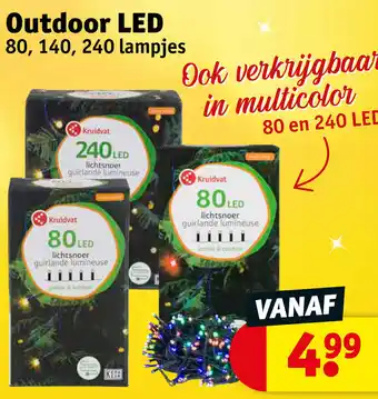 Kruidvat Outdoor LED 80, 140, 240 lampjes aanbieding