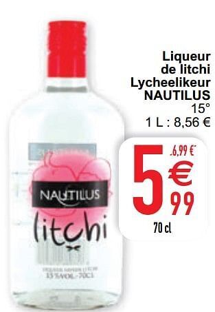 Liqueur de litchi lycheelikeur nautilus
