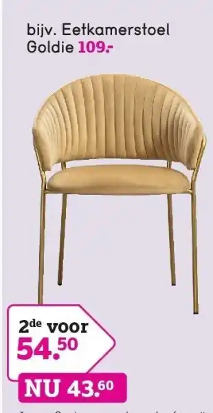 Leen Bakker Eetkamerstoel aanbieding