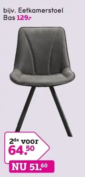 Leen Bakker Eetkamerstoel aanbieding