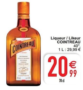 Liqueur - likeur cointreau