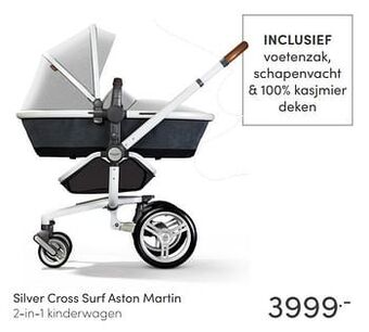Baby & Tiener Silver cross surf aston martin 2-in-1 kinderwagen aanbieding