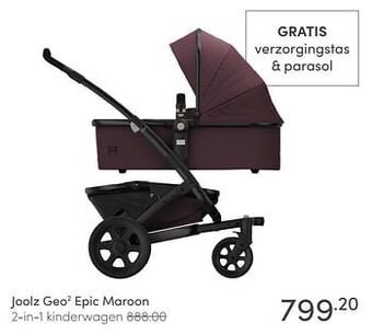 Joolz geo2 epic maroon 2-in-1 kinderwagen