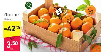 ALDI Clementines aanbieding