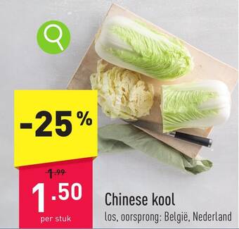 ALDI Chinese kool aanbieding