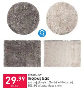 ALDI Hoogpolig tapijt aanbieding