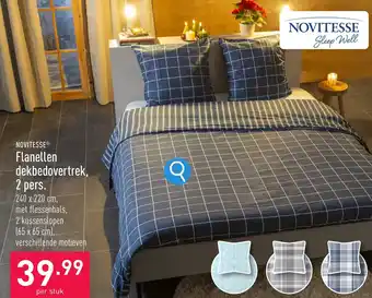 ALDI Flanellen dekbedovertrek, 2 pers. aanbieding