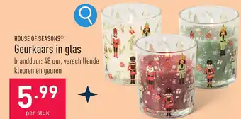 Geurkaars in glas