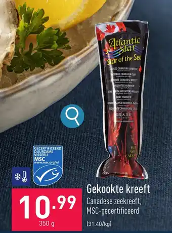 ALDI Gekookte kreeft 350 g aanbieding