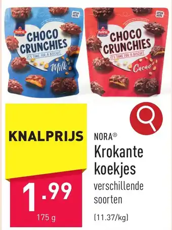 ALDI Krokante koekjes 175 g aanbieding