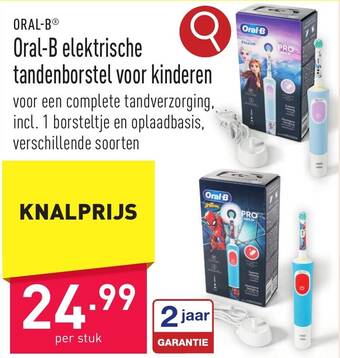 ALDI Oral-B elektrische tandenborstel voor kinderen aanbieding