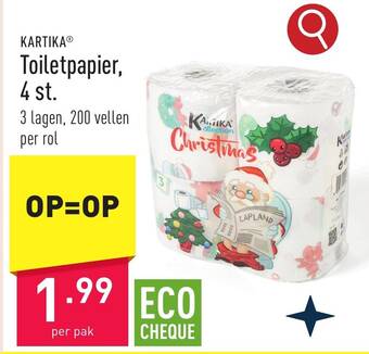 ALDI Toiletpapier, 4 st. aanbieding