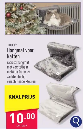 ALDI Hangmat voor katten aanbieding
