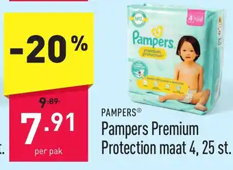 Pampers Premium Protection maat 4, 25 st.