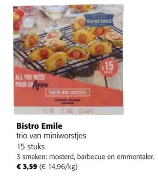 Colruyt Bistro Emile aanbieding