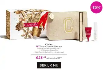 ICI PARIS XL Clarins SET Supra Volume Mascara aanbieding
