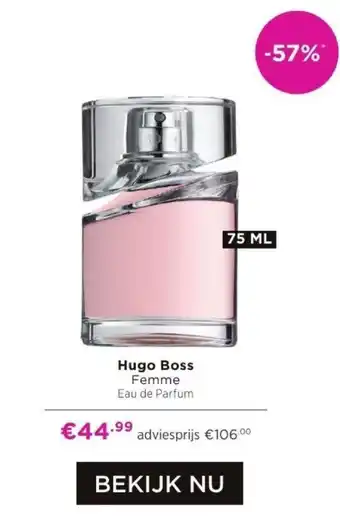 ICI PARIS XL Hugo Boss Femme 75 ML aanbieding