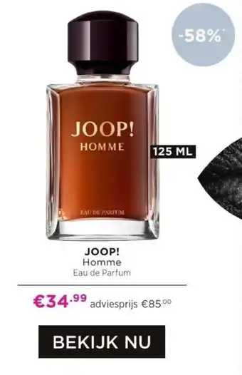 ICI PARIS XL JOOP! Homme 125 ml aanbieding