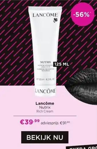 ICI PARIS XL Lancôme Nutrix Rich Cream 125 ml aanbieding